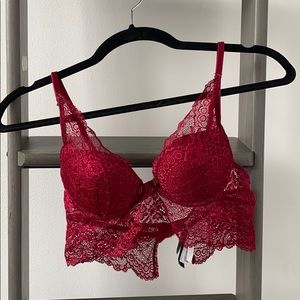 Red Lace Bra